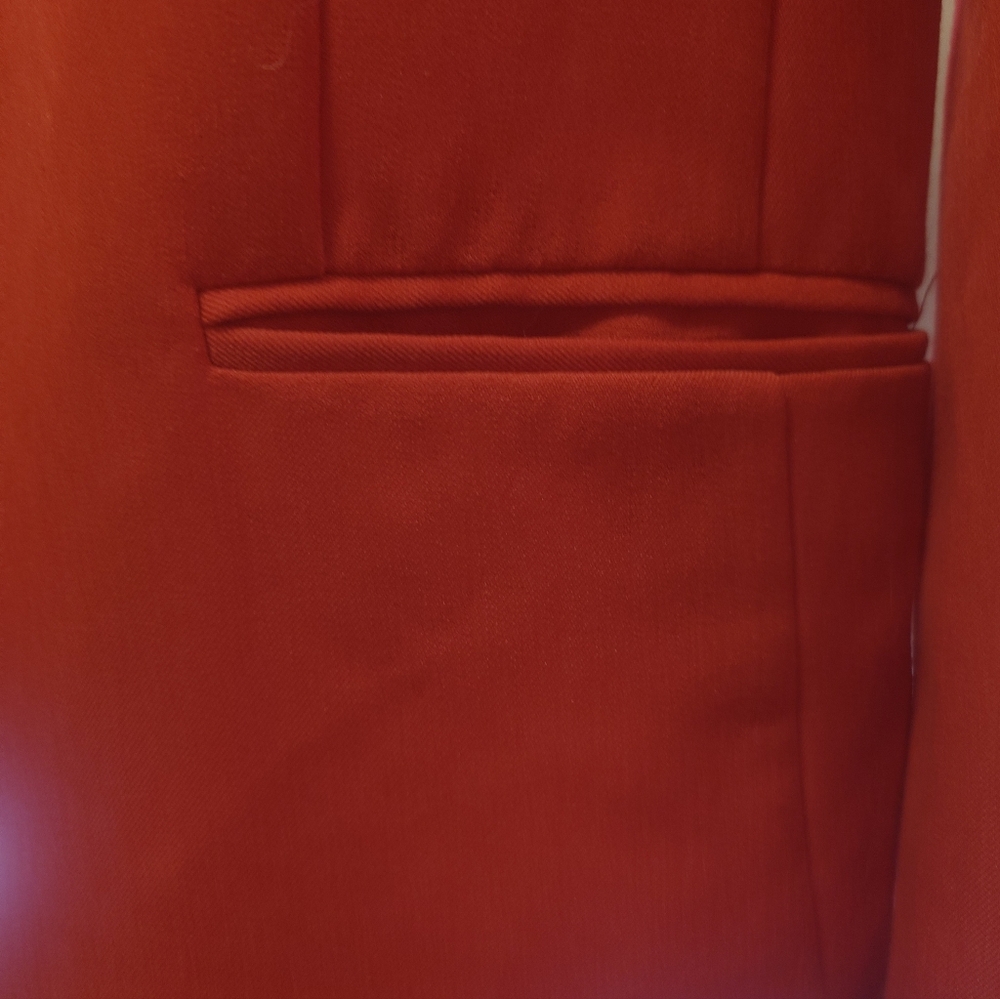 Women's Ambiance Red Blazer - Picture 3 of 5